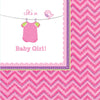 Amscan 501489 Its a Baby Girl Beverage Napkins