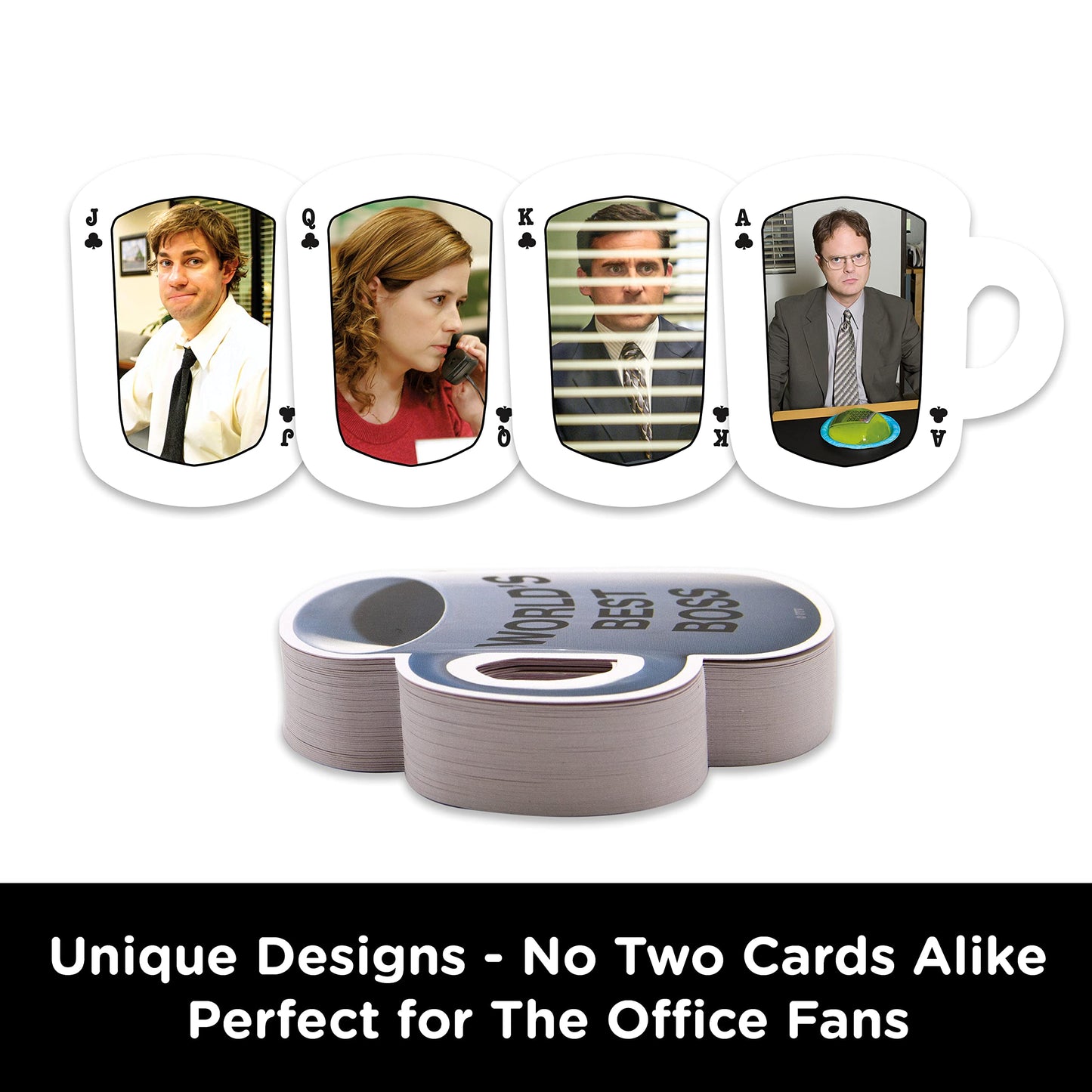 Aquarius The Office Playing Cards - The Office Shaped Deck Of Cards For Your Favorite Card Games - Officially Licensed The Office Merchandise & Collectibles