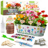 PLANTMEW Paint & Plant Flower Growing Kit for Kids - Fun Kids Gardening Set - Unique Birthday, Crafts & Arts, Gardening Gifts fo