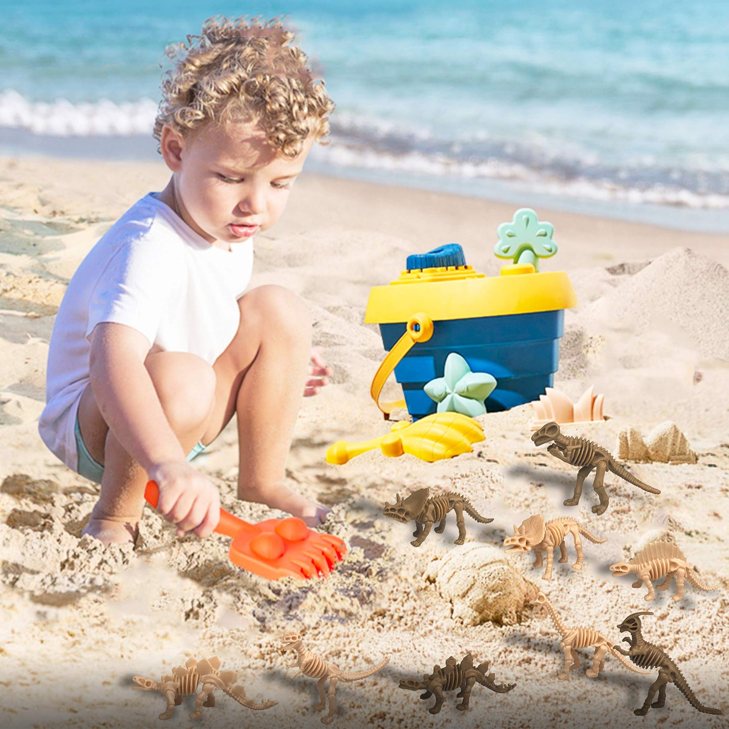 Ppxmeeudc 36 Pcs Dinosaur Fossil Skeletons Dinosaur Skeleton Toys Assorted Figures Dino Bones For Dino Sand Dig Science Play Party Favor Decorations