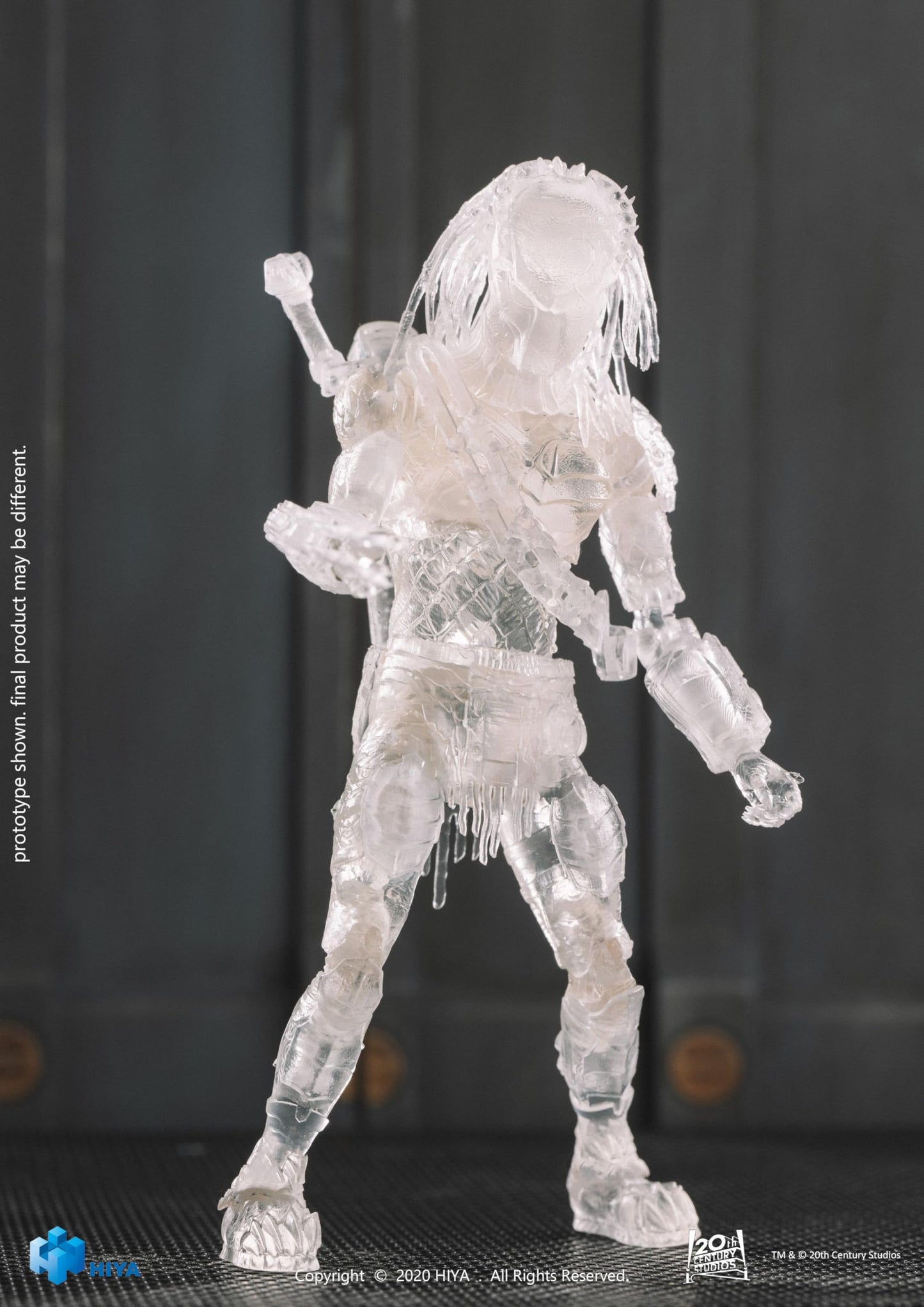 Hiya Toys Exquisite Mini Series 1/18 Scale 5 Inch AVP2 Invisible Wolf Predator Cloack Action Figure