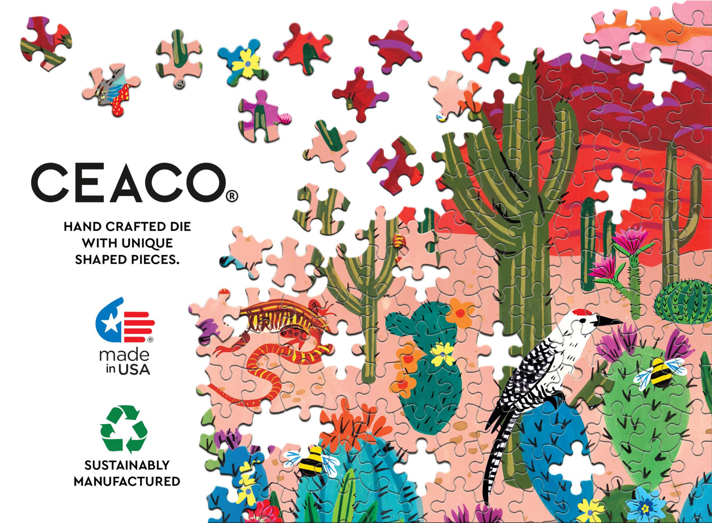 Ceaco - Warm Desert Glow - 300 Oversized Piece Jigsaw Puzzle