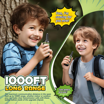 Toys For 3-8 Year Old Boys: Comedyfun Mini Robots Walkies Talkies 2 Pack Birthday Gifts For 3 4 5 6-8 Year Old Boys Toys For 5 6