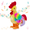 Easfan Musical Chicken Stuffed Animal Electronic Interactive Plush Toy Singing Dancing Squawking Waving Rooster Easter Birthday