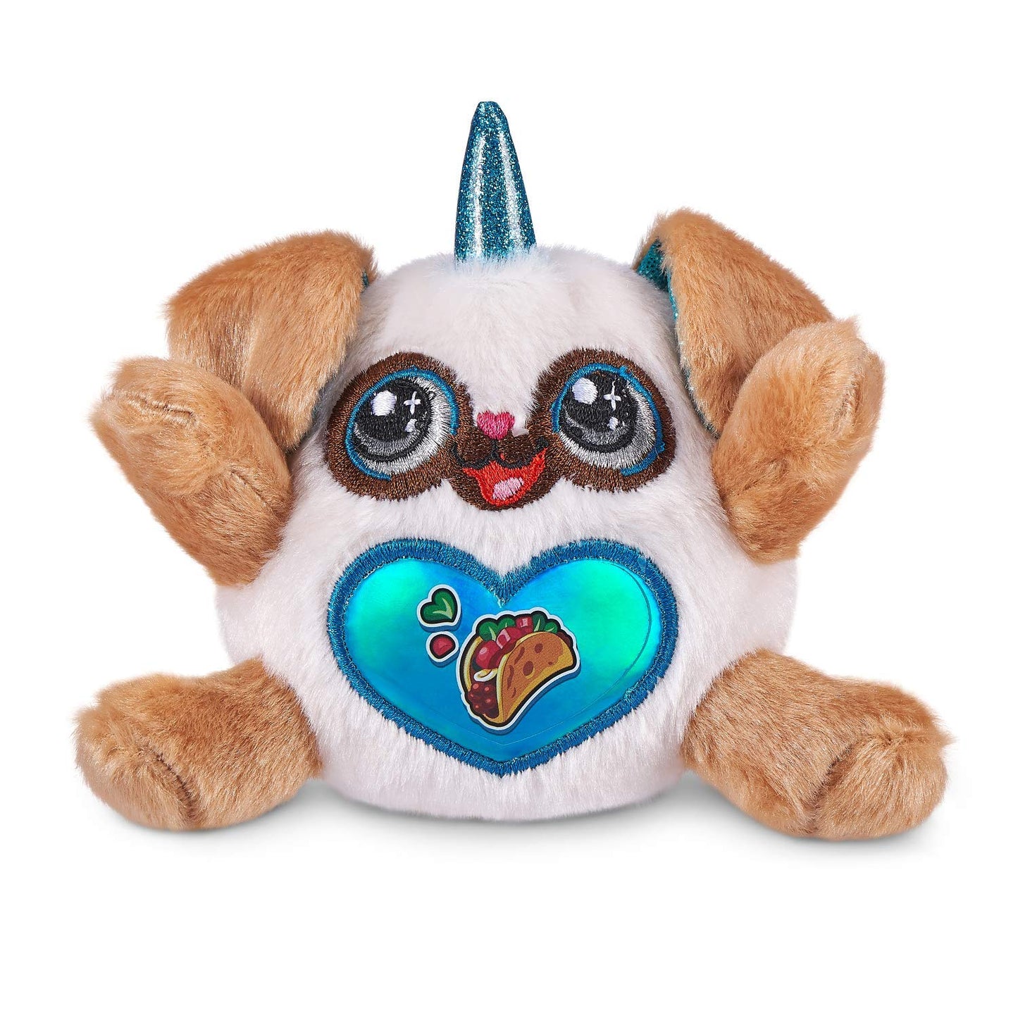 Rainbocorns Puppycorn Surprise Series 1 (Puggy) By Zuru Cuddle Dog Plush Stuffed Animal, Surprises, Slime Mix, Stickers, And More - Penny The Puggy
