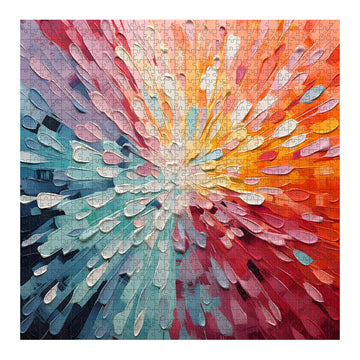 Impossible Puzzles For Adults 1000 Piece, Colorful Hard Difficult Puzzles For Adults Art Painting, Gradient Rainbow Puzzle Challenging Jigsaw Puzzles For Adults