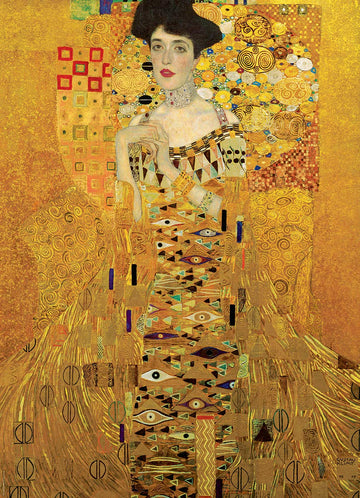 EuroGraphics 1000 Piece Puzzle - Portrait of Adele Bloch Bauer by Gustav Klimt, Bronze, Model 6000-9947, Cardboard Material