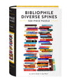 Chronicle Books 500-Piece Puzzle - Bibliophile Diverse Spines - Cardboard, Model 9781797219882