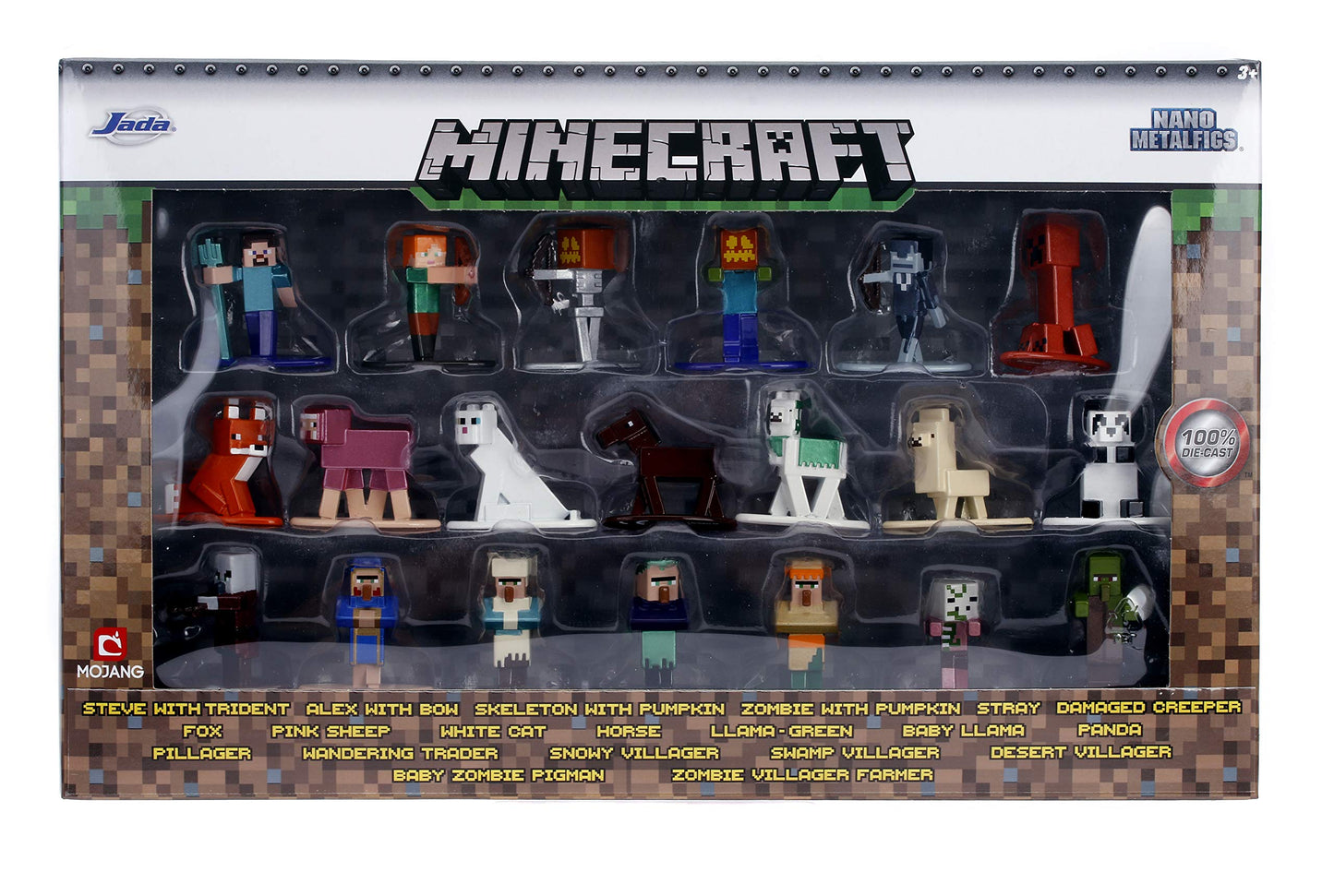 Minecraft Nano Metalfigs 20 Pk W3