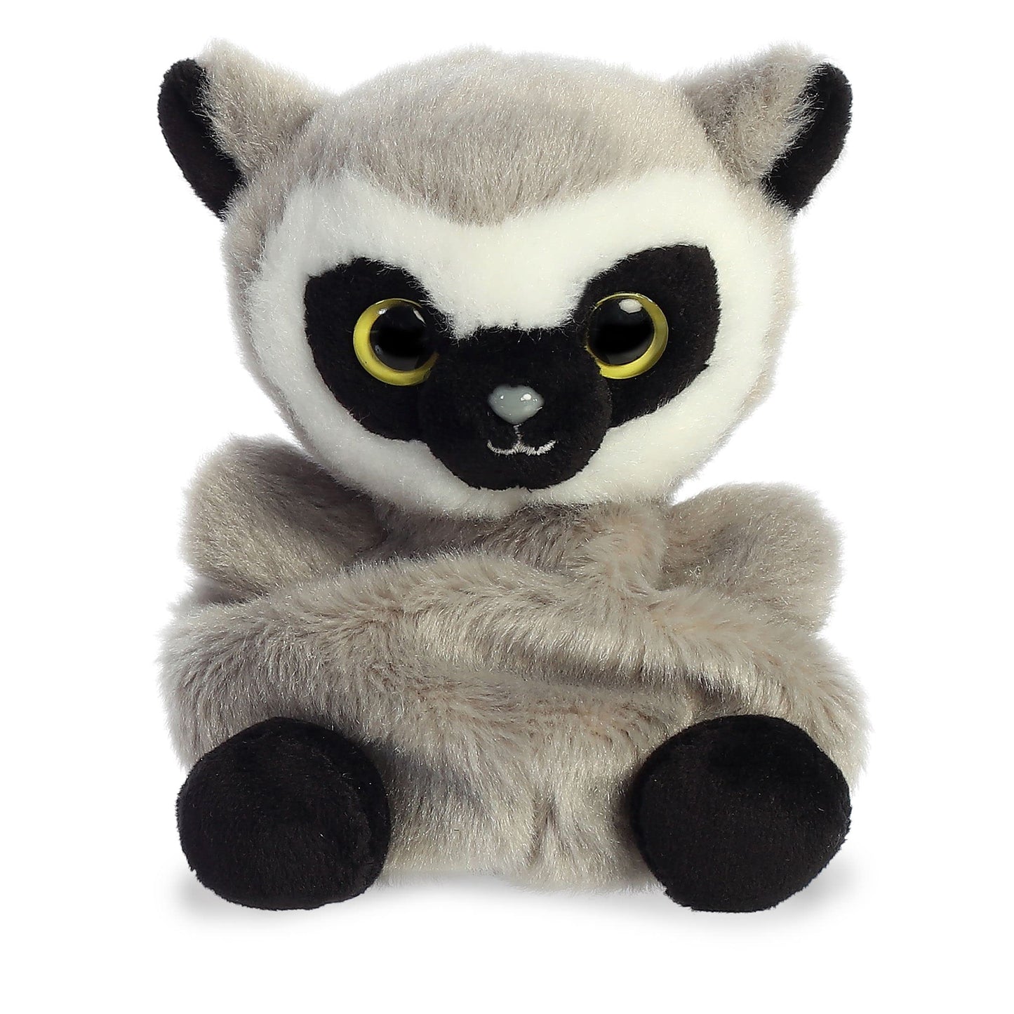 Aurora Vibrant Yoohoo Palm Pals Lemmee Stuffed Animal - Eye-Catching Display - Whimsical Cuteness - Gray 5 Inches