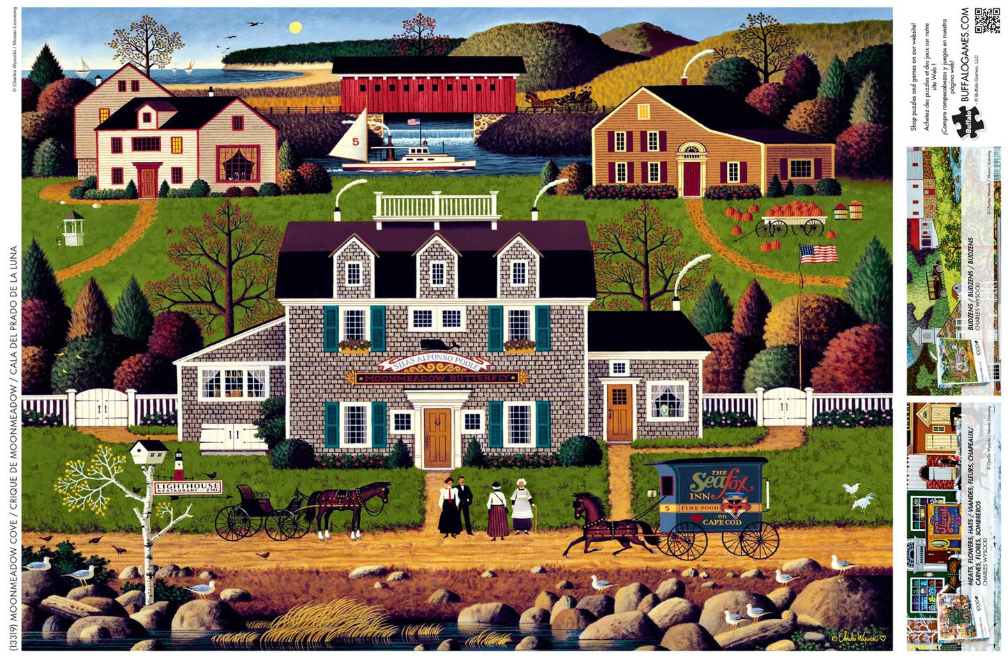 Buffalo Games 1000 Piece Jigsaw Puzzle - Moonmeadow Cove - Multicolor - Challenging Adult Puzzle - Finished Size 26.75 x 19.75
