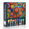 Colorful Mandala Puzzles For Adults 1000 Pieces - Jigsaw Puzzles 1000 Pieces Difficult Challenging Family Puzzle Game Abstract F