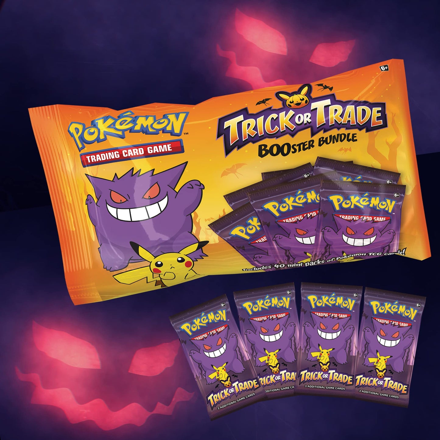 Pokemon Cards: Trick Or Trade Halloween Booster Bundle