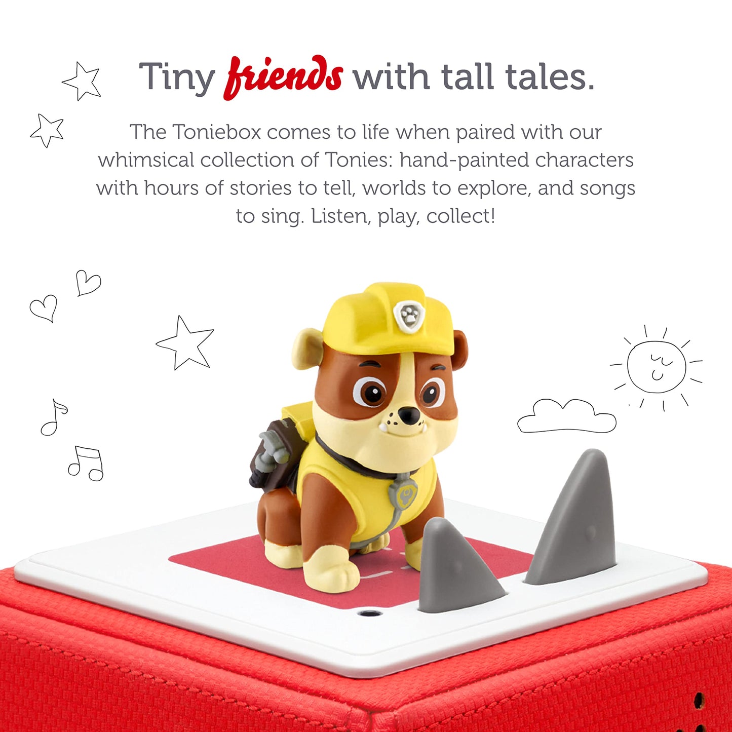 Tonies Rubble Audio Play Character From Paw Patrol