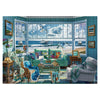 Beach Summer House Puzzles for Adults 1000 Piece, Hawaii Florida Maine Ocean Jigsaw Puzzles, Seashore Retreat House Puzzles