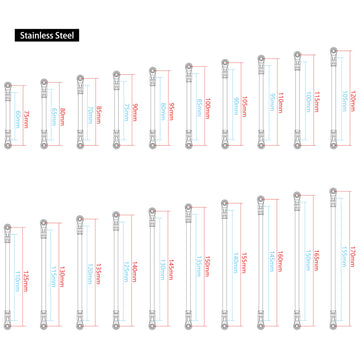 Meus Racing 1/10 Links Steel Chassis Links Kit For Traxxas Trx4 Axial Scx10 Tamiya Cco1 Redcat Gen8 1/10 Rc Crawler (95Mm)