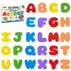Silicone Magnetic Letters with Sensory Textures, 26 Uppercase Alphabet Magnets for Toddlers & Kids 3+, ABC Magnets for Fridge &