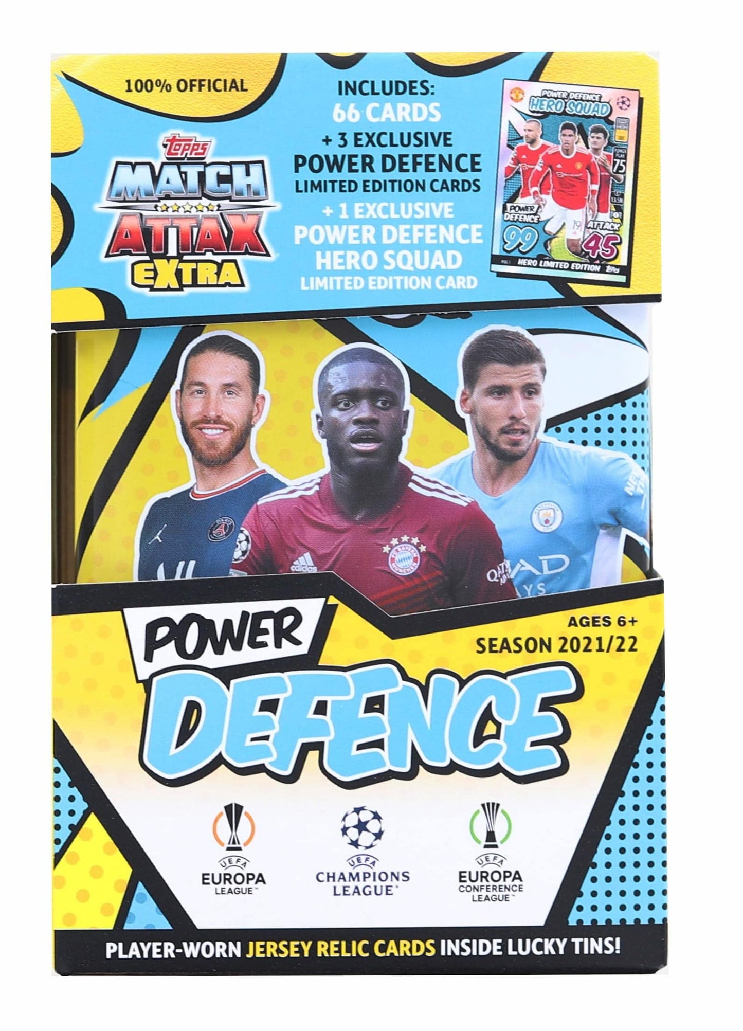 2021/2022 Topps Uefa Champions League Match Attax Extra Mega Tin | Power Defence