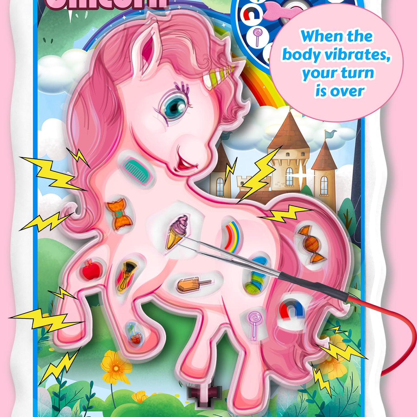 Unicorn Operate Board Game For Kids Ages 3+, Fun Games Classic Operate Game Play, Family Games For Kids, Board Games For More Pl