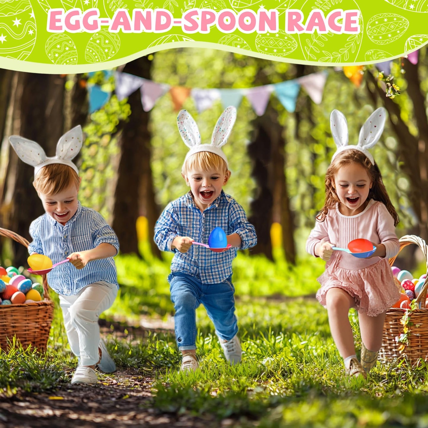 Fun Little Toys 18Pcs Prefilled Easter Eggs With Toy Cars, Easter Eggs Filled For Toddlers Kids Boys Hunt, Easter Party Favors,
