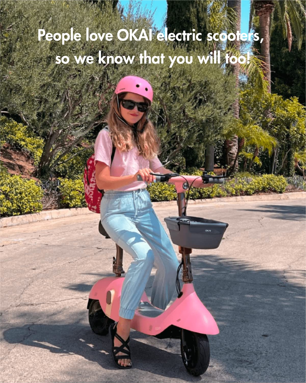 Okai Ea10 Electric Scooter With Seat For Adults, Up To 25 Miles Range & 15.5Mph, Retro-Style Seated E-Scooter, Moped Scooter Bik