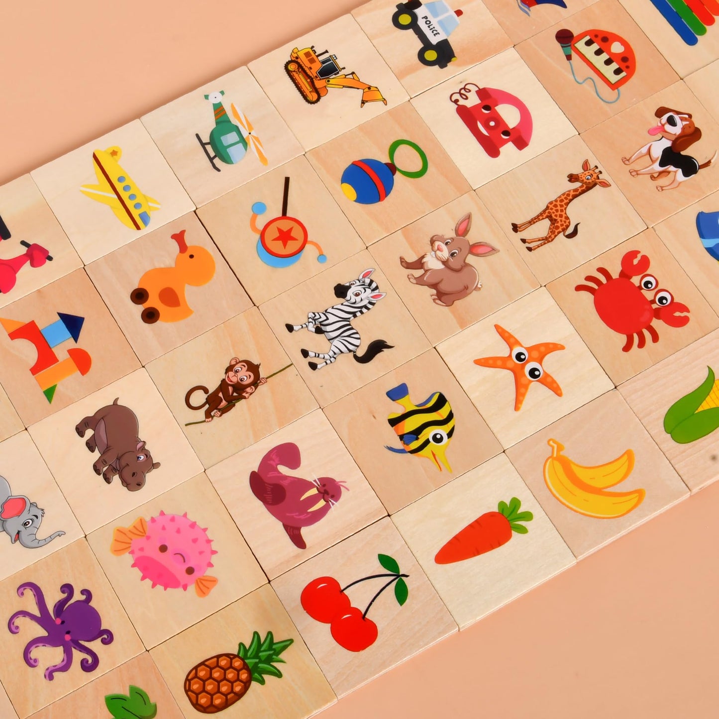 Wnwl Wooden Shape Matching Games, Shadow Matching Puzzle Games Montessori Wooden Sorting And Stacking Toys, Children'S Image Pla