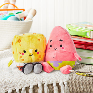 Hallmark Better Together Nickelodeon Magnetic Plush (Spongebob And Patrick) 5.75'' Stuffed Toys, Easter Gifts For Kids