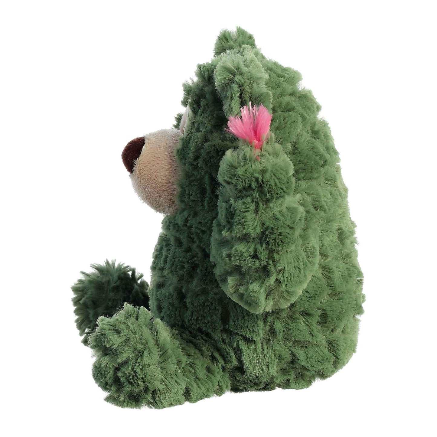 Aurora® Cactus Bear™ Stuffed Animal - Green 7.5" - Polyester - Whimsical Cactus Kingdom™ Design - Comforting Cuddles