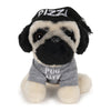 Gund Doug The Pug Pizza Hat Plush Stuffed Animal Dog, 5''