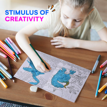 Amazaque Kids Coloring Books Set - Bulk Party Favor Educational Coloring Activity Animal Books - Stimulates Creativity - Birthday Party Art Supplies, Goodie Bag Stuffers - Pack Of 12