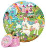 Unicorn Jigsaw Puzzle For Kids Ages 5-8 - 150 Piece Round Unicorn Kids Puzzles - Princess Puzzle With Fairies And Animals Made With 100% Recycled Card By Boppi