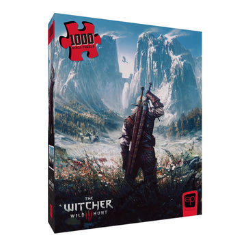 The Witcher Skellige 1,000 Piece Jigsaw Puzzle | Collectible Puzzle Featuring Geralt In The Skellige Isles From The Witcher Video Game | Officially Licensed Cd Projekt Red Merchandise