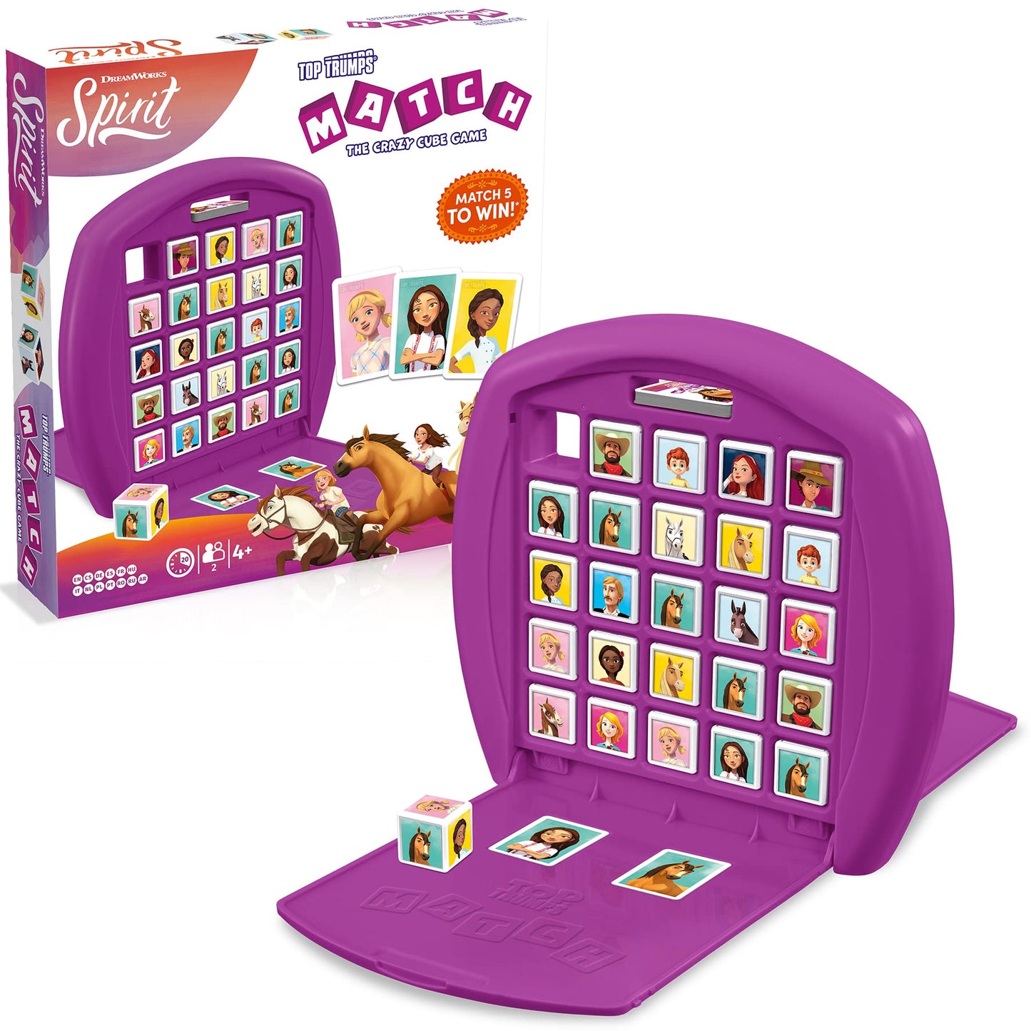 Top Trumps Top Trumps Match Game - Crazy Cube, Multicolor, Plastic, Model WM01361-ML1-6