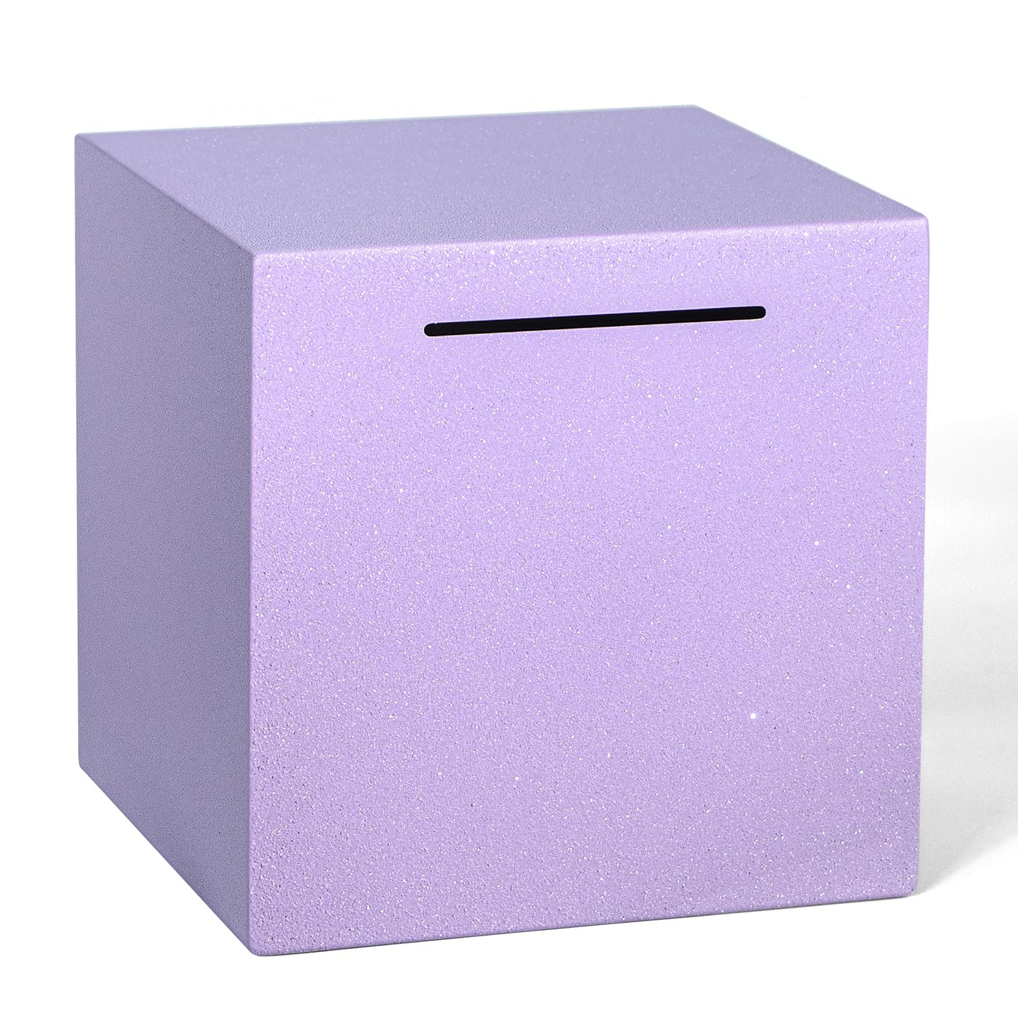 Piggy Bank For Adults Must Break To Open, Unbreakable Adults Piggy Bank Made Of Stainless Steel, Metal Saving Bank (Purple, 7.9-