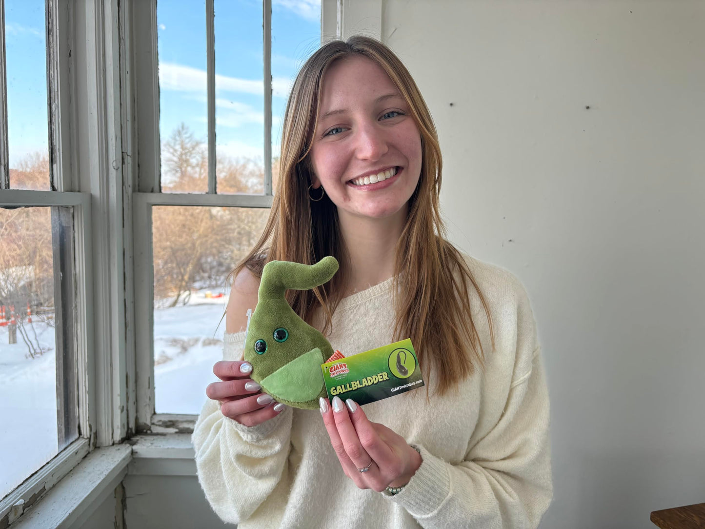 Giantmicrobes Gallbladder Plush,Gallbladder Stuffed Animal, Gallbladder Surgery Gifts, Gallbladder Removal Gift, Gastroenterology Gifts, Get Well Gift