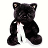 Uoozii Non-Shedding Series 12'' | 2 Pounds Black Cat Weighted Stuffed Animals Unscented Microwavable & Coolable Weighted Kitty P