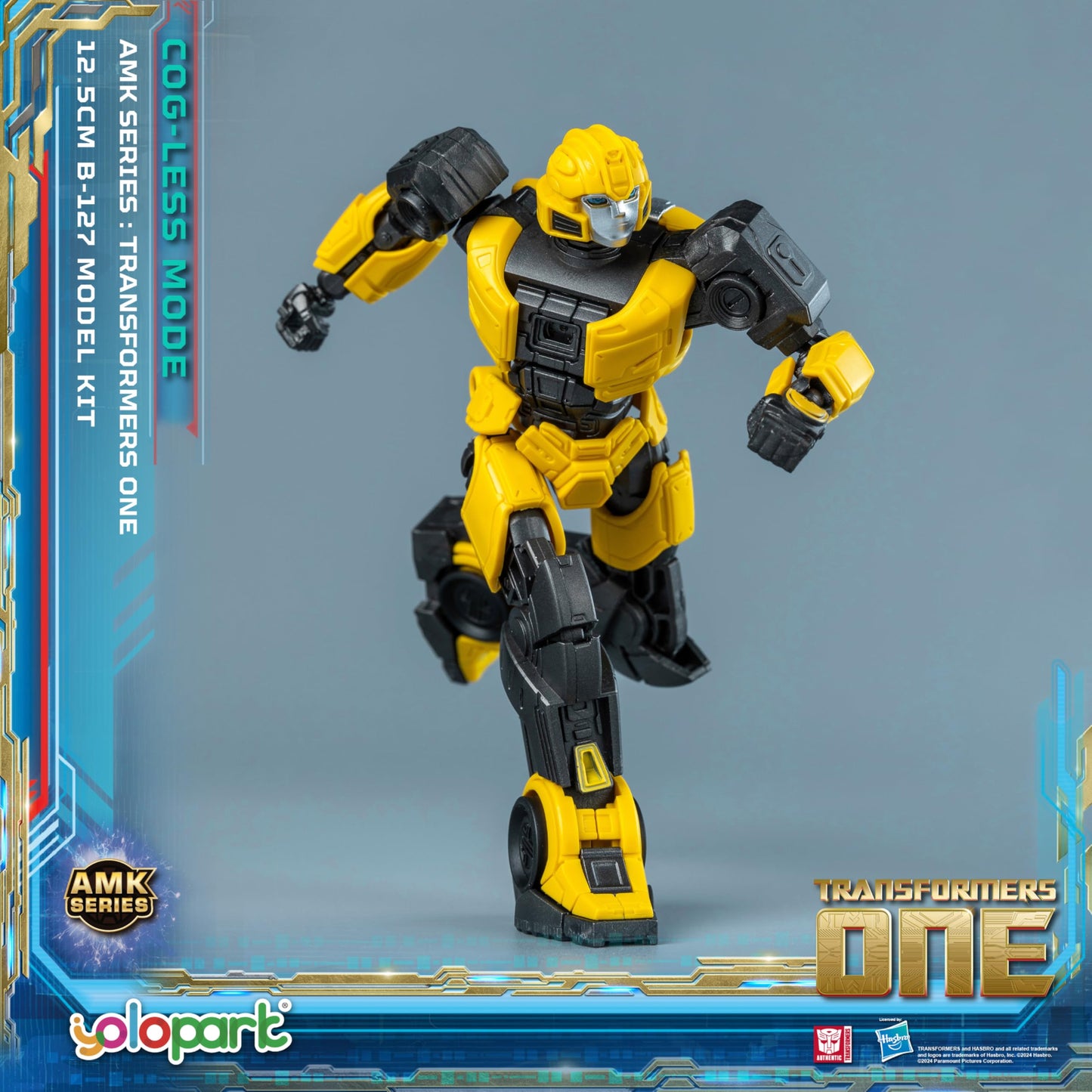 Yolopark Bumblebee Transformers Toy (B-127) Cog-Less Mode,4.92 Inch Highly Articulated Transformers One Toys For Boys Girls 8 Ye