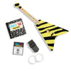 TinkerTar Rockstar Guitar - 1 Stringed Toy Instrument for Kids, Wood, Multicolor, Medium, Ages 3+ - Model 48011