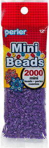 Perler 80-14109 Mini Fuse Bead Craft Supplies, 2000pcs, Purple