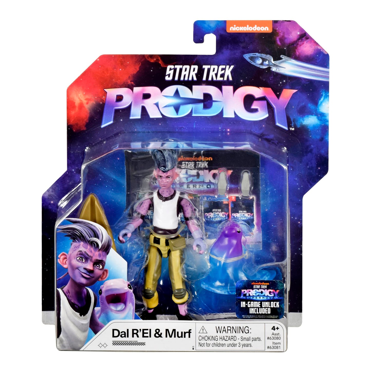 Star Trek Prodigy: 5'' Dal R'El Action Figure With Accessories, Murf Figure