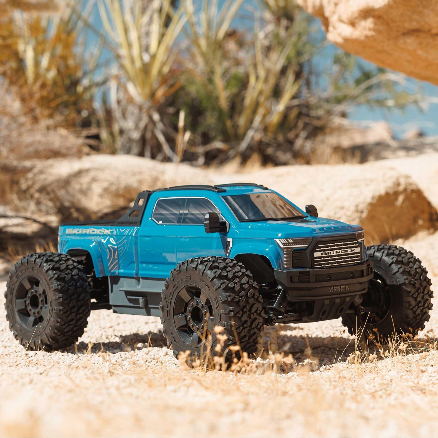 Arrma 1/10 Big Rock 4X4 223S Blx Brushless Street Truck Rtr With Dsc, (Blue), Ara4312V4T3
