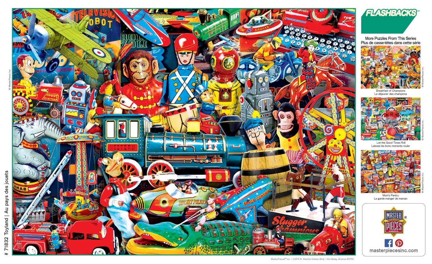 Masterpieces 1000 Piece Jigsaw Puzzle For Adults, Family, Or Kids - Toyland - 19.25'X26.75'