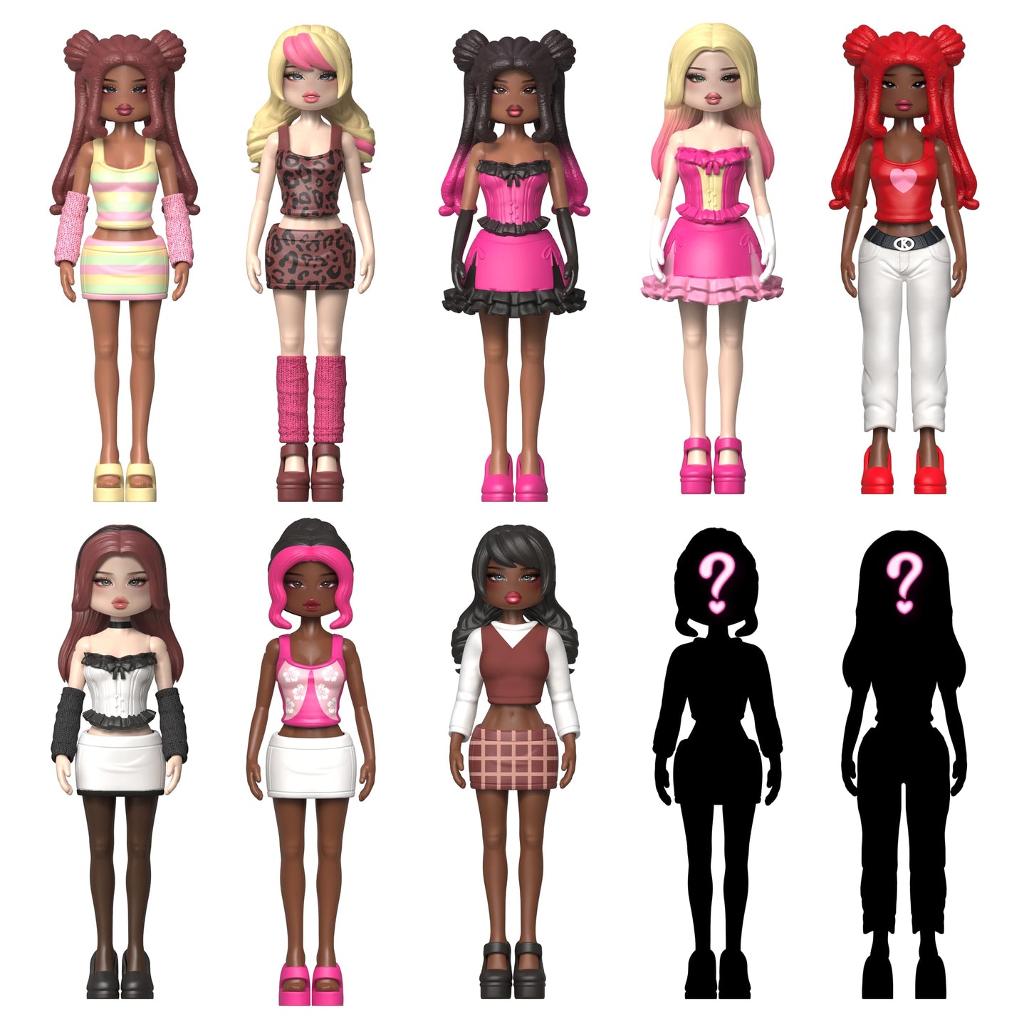 Dress To Impress Mystery Models Dolls - Wave 1, Gold, 10 cm, Collectible Fashion Dolls for Kids