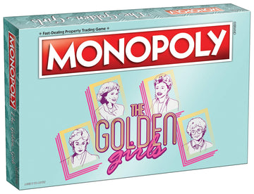Monopoly: The Golden Girls Board Game | Buy, Sell, Trade Fan-Favorite Locations | Classic Monopoly Game Featuring Golden Girls T