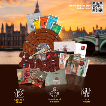Exit: The Game - The Disappearance Of Sherlock Holmes | Escape Room | Puzzles | Cooperative Games | Mystery Game | London | Kosmos | Family Friendly | 1-4 Players