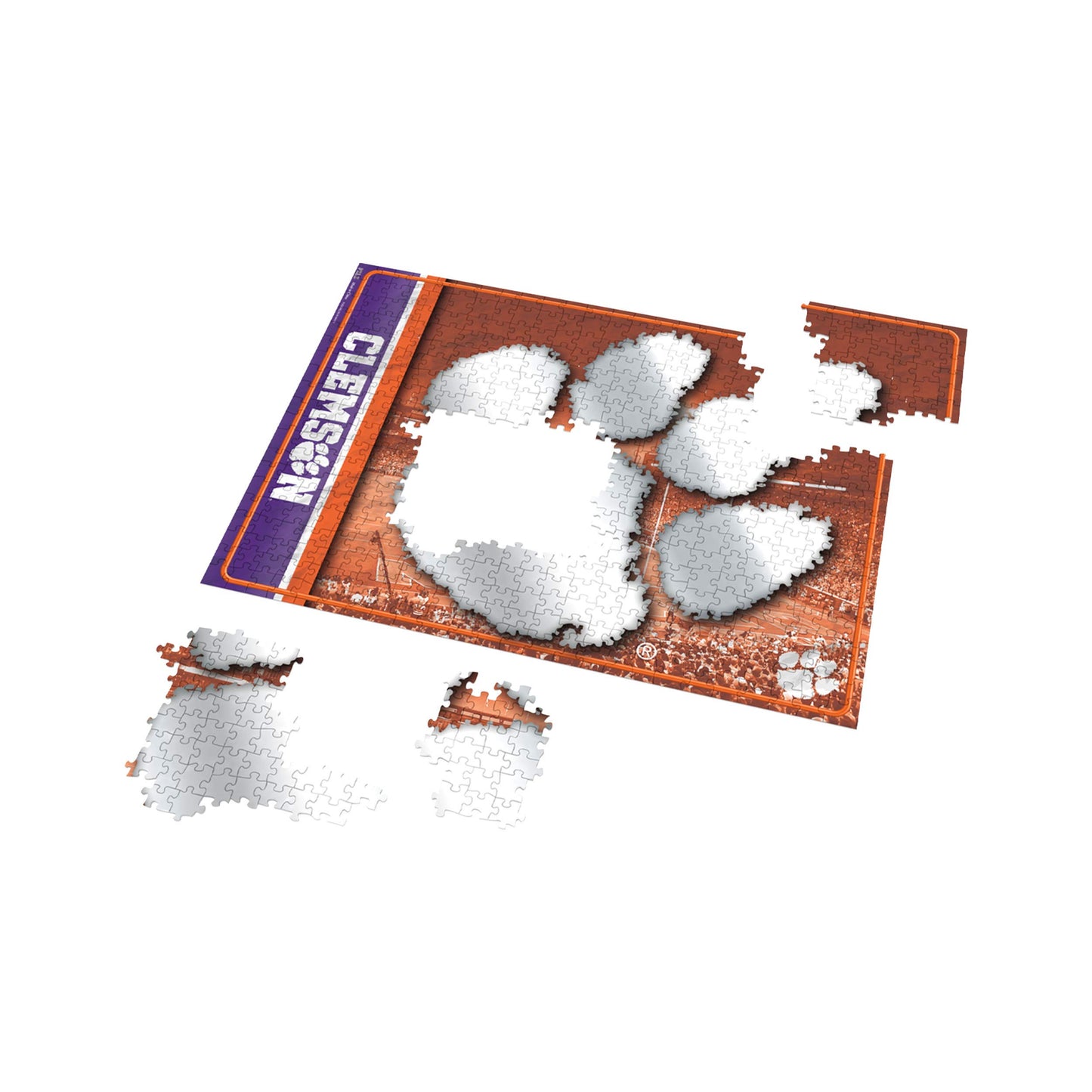 Foco Clemson Tigers Ncaa Big Logo 500 Piece Jigsaw Pzlz (Pzlzncjg500Bl)