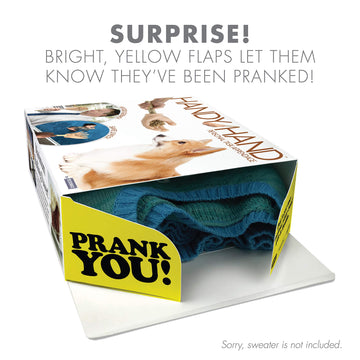 Prank Pack, Handy Hand Prank Gift Box, Wrap Your Real Present In A Funny Authentic Prank-O Gag Present Box | Novelty Gifting Box For Pranksters
