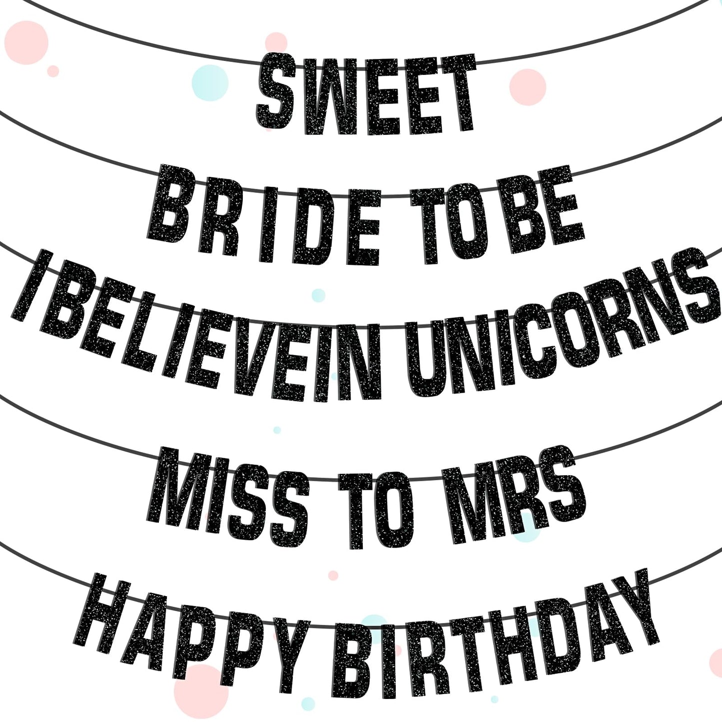 78 Pcs Make Your Own Banner Kits Large Size 6 Inch DIY Glitter Letter Pack Reuse Letters Banner Kit with White Ribbon for Birthd