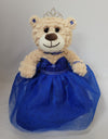 KINNEX COLLECTIONS SINCE 1997 12'' Quince Anos Last Doll Teddy Bear with Dress (Centerpiece) ~ ARC09832-15 (Royal Blue)