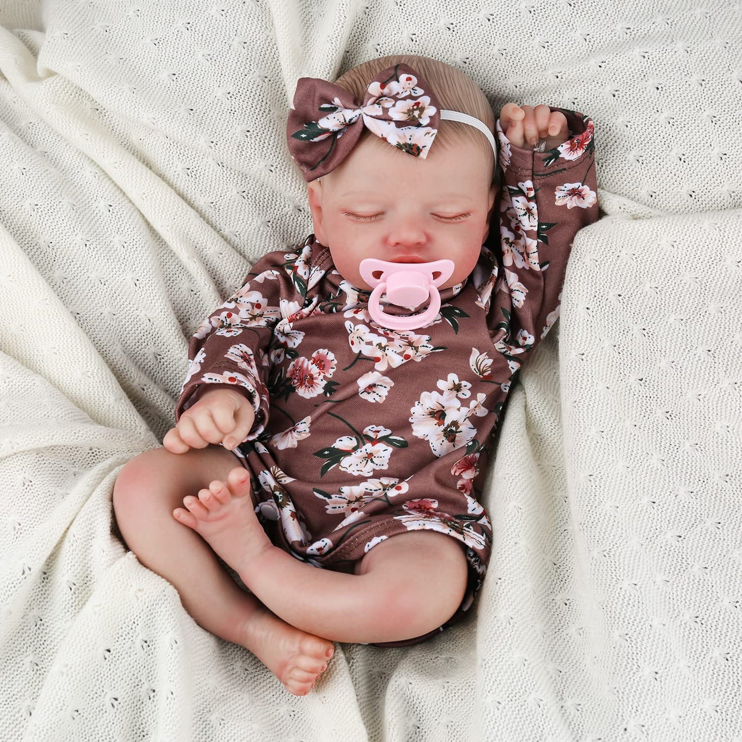 Kaydora Reborn Baby Girl Dolls - 20 Inch Lifelik Newborn Baby With Realistic Veins For Kids Age 3 +